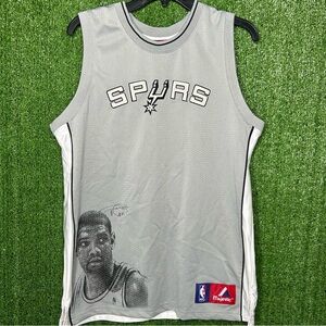 San Antonio Spurs Tim Duncan Majestic Jersey Youth Size 18/20 F4